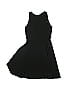 Un Deux Trois 100% Polyester Solid Tortoise Black Dress Size 10 - photo 2