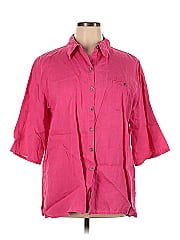 Chico's Design 3/4 Sleeve Button Down Shirt