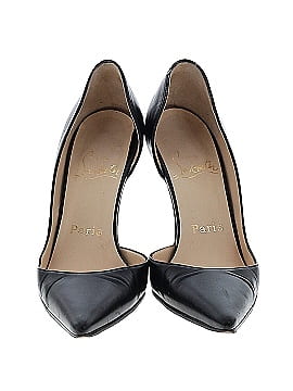 Christian Louboutin Leather Iriza Pointed Toe Pumps 100mm (view 2)