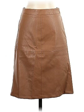 Paper Crane Faux Leather Skirt (view 1)