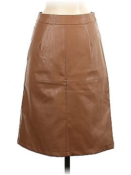 Paper Crane Faux Leather Skirt (view 2)