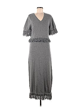 Creatures of Comfort Marled Knit Fringe Dress (view 1)