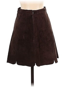 Zara Basic Leather Skirt (view 1)