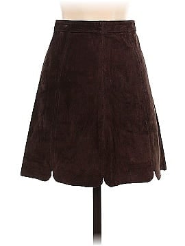 Zara Basic Leather Skirt (view 2)
