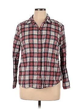 J.Crew Factory Store Long Sleeve Button-Down Shirt (view 1)