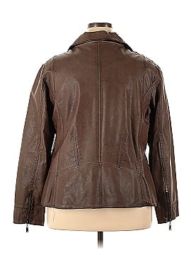 Avenue Faux Leather Jacket (view 2)