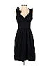 Lauren by Ralph Lauren 100% Cotton Solid Black Casual Dress Size 4 - photo 1