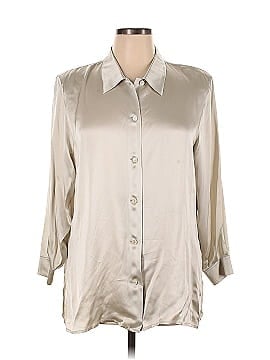 Marina Rinaldi Long Sleeve Button-Down Shirt (view 1)