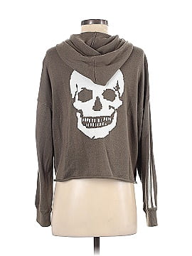 Skull Cashmere Pullover Hoodie (view 2)