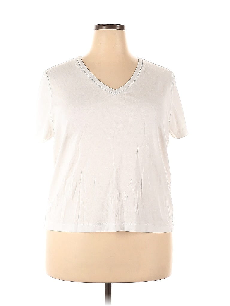 Vineyard Vines Ivory Short Sleeve T-Shirt Size 2X (Plus) - photo 1