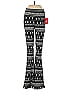 Assorted Brands Jacquard Fair Isle Graphic Aztec Or Tribal Print Silver Casual Pants Size XS - photo 1