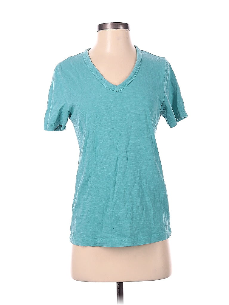 Universal Thread 100% Cotton Teal Short Sleeve T-Shirt Size XS - photo 1
