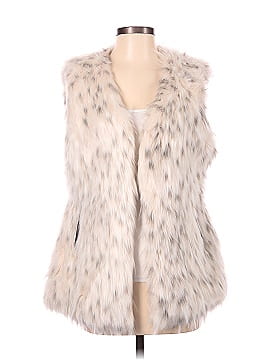 Via Spiga Faux Fur Vest (view 1)