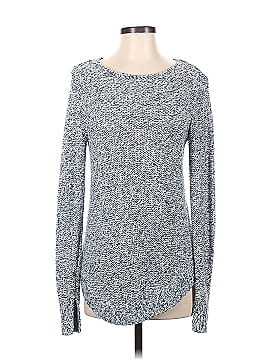 Ann Taylor LOFT Marled Shirttail Sweater (view 1)