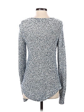 Ann Taylor LOFT Marled Shirttail Sweater (view 2)