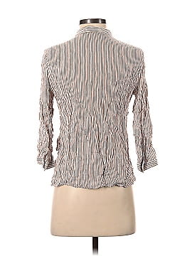 Zara Basic 3/4 Sleeve Button-Down Shirt (view 2)