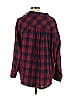 Hopely 100% Rayon Plaid Red Long Sleeve Button-Down Shirt Size L - photo 2