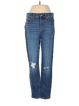 Madewell 9" Mid-Rise Skinny Crop Jeans in Delmar Wash: Eco Edition (view 1)