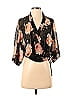 Knot Sisters Black 3/4 Sleeve Blouse Size XS - photo 1