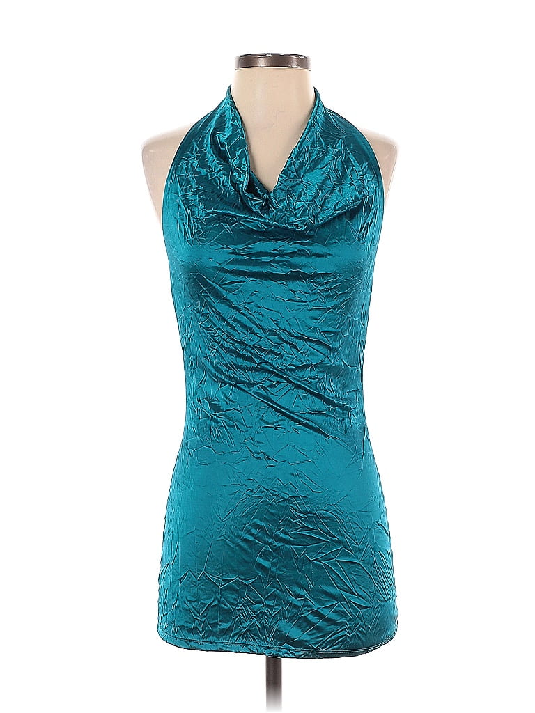 Coolwear USA 100% Polyester Teal Cocktail Dress Size S - photo 1