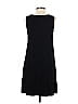 Ann Taylor LOFT Outlet Solid Black Casual Dress Size S - photo 2