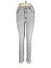 Zara Marled Solid Chevron Ombre Gray Jeans Size 8 - photo 1