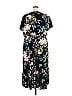 Shein Floral Motif Floral Black Casual Dress Size 4X (Plus) - photo 2