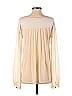 Covet Ivory Long Sleeve Top Size S - photo 2
