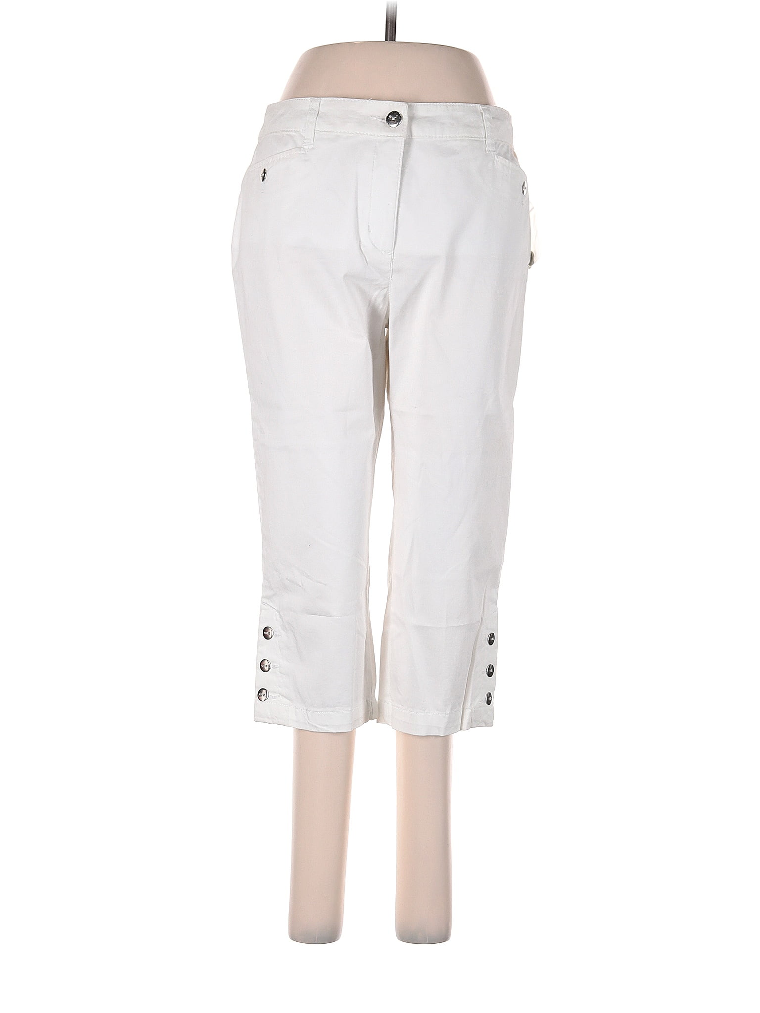 Karen Scott White Casual Pants Size 8 - 67% off | ThredUp