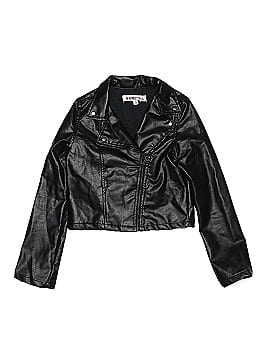 Nannette Faux Leather Jacket (view 1)