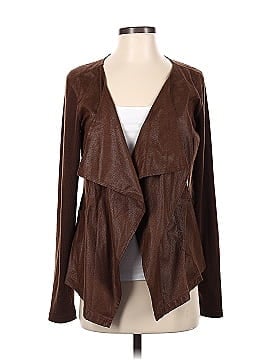 Rosebud Faux Leather Jacket (view 1)