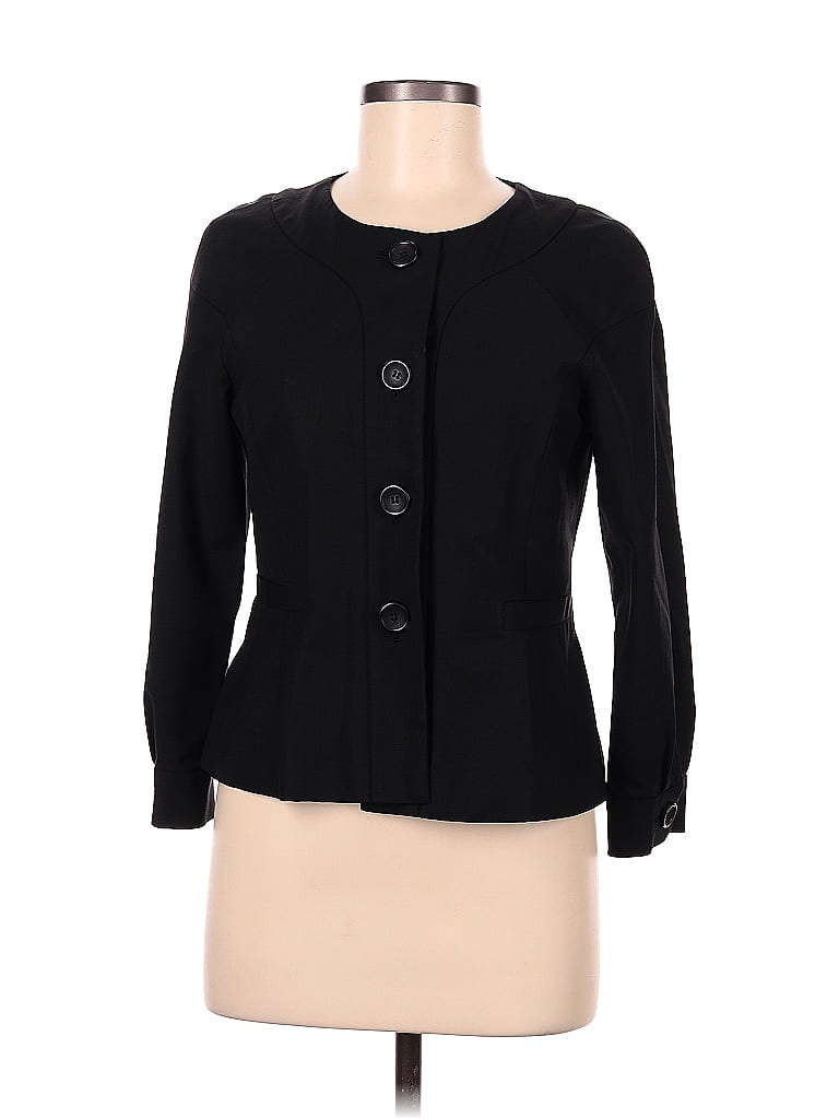 Theory New £495 Black & Cream Check Jacket S