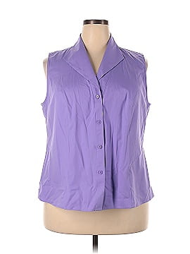 Jones New York Collection Sleeveless Button-Down Shirt (view 1)