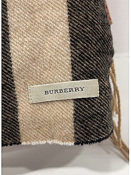Burberry Double Fringe Cashmere Scarf (view 2)