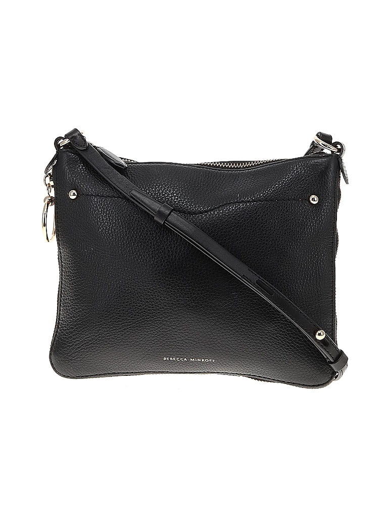 Rebecca Minkoff 100% Leather Black Leather Crossbody Bag One Size - 68% ...