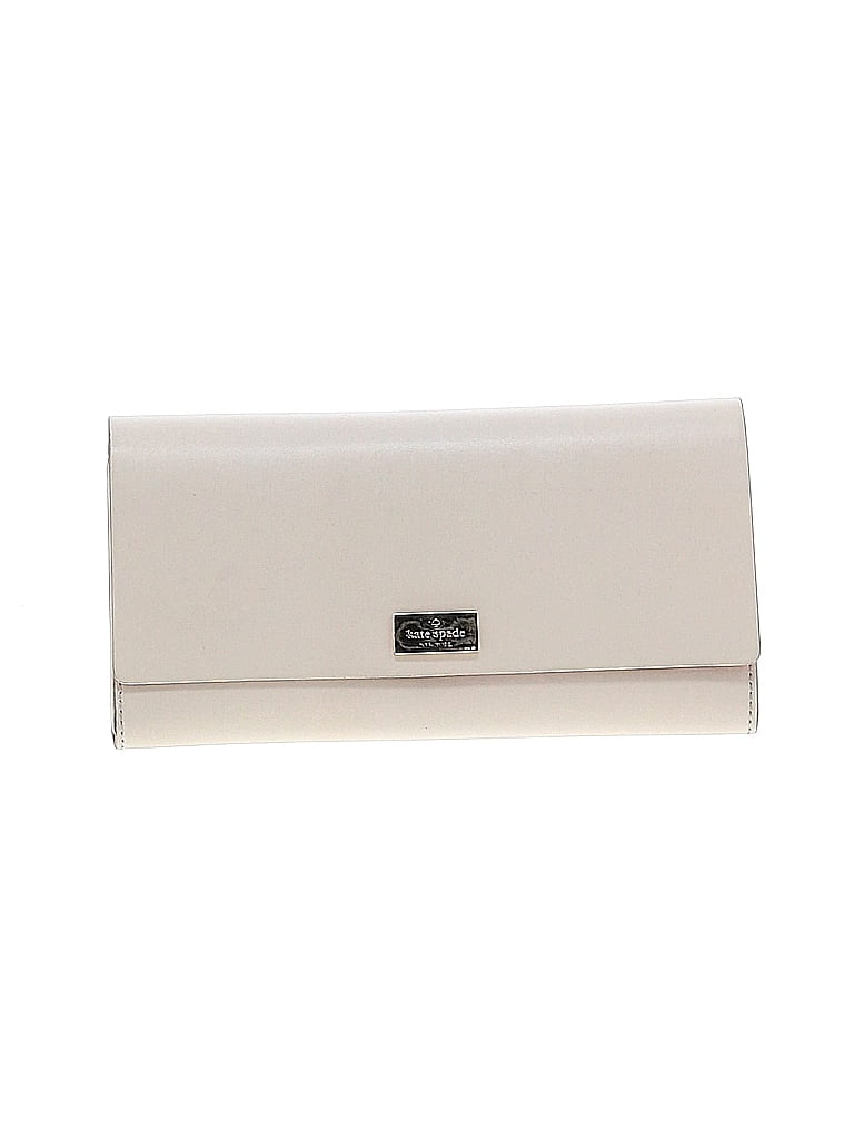 Kate Spade New York 100% Leather Ivory Leather Wallet One Size - photo 1