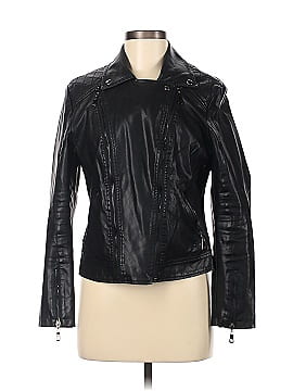 George Faux Leather Jacket (view 1)