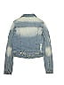 Hudson Jeans Acid Wash Print Ombre Blue Denim Jacket Size X-Large (Youth) - photo 2