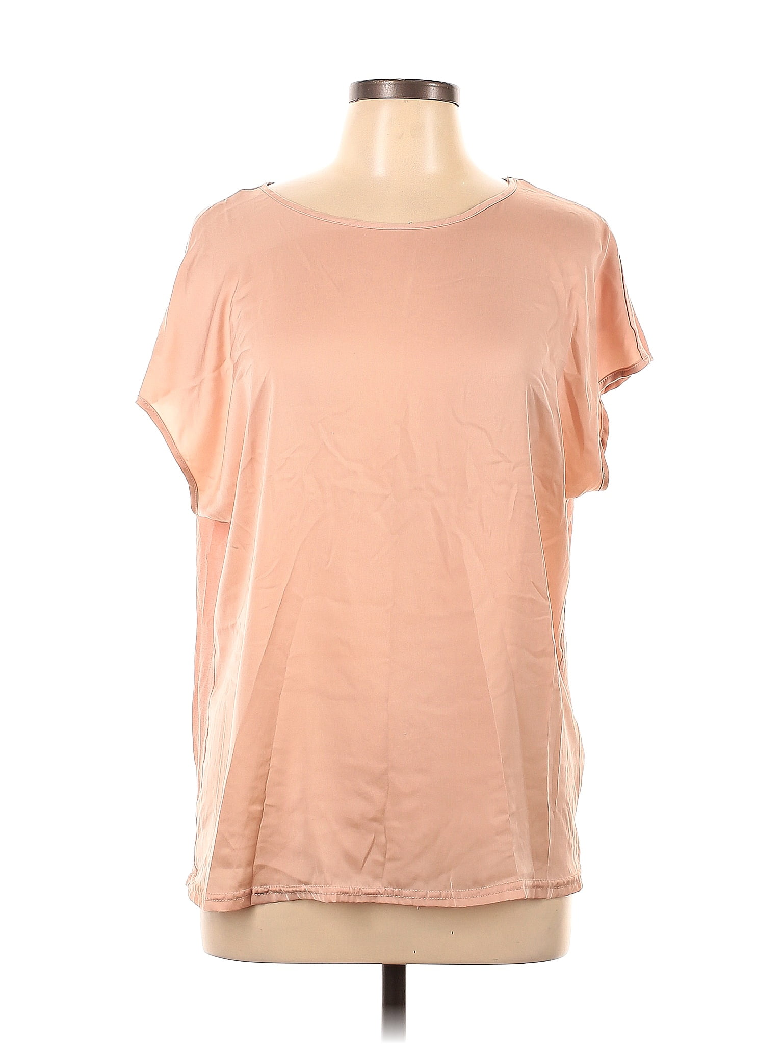 philosophy-republic-clothing-100-polyester-pink-short-sleeve-blouse