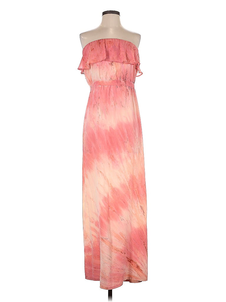 Gypsy 05 Acid Wash Print Ombre Tie-dye Pink Cocktail Dress Size S - photo 1