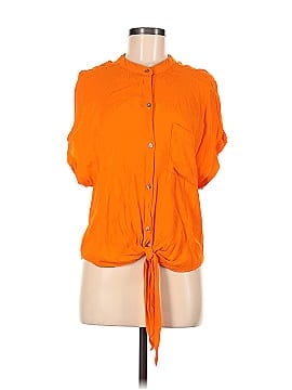 Olivaceous Sleeveless Button-Down Shirt (view 1)