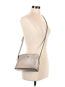 Prune Leather Crossbody Bag (view 2)