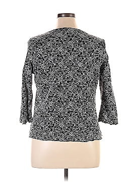 Brittany Black 3/4 Sleeve Blouse (view 2)