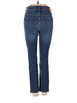 Madewell Petite 10" High-Rise Roadtripper Supersoft Jeans in Playford Wash (view 2)