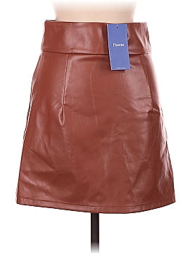 Lascana Faux Leather Skirt (view 2)