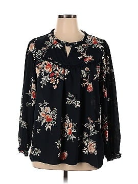 B Collection by Bobeau Long Sleeve Blouse (view 1)