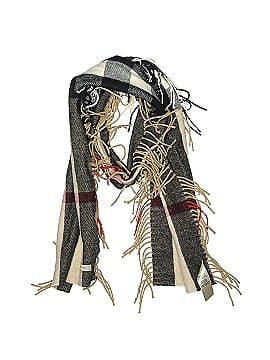 Burberry Double Fringe Cashmere Scarf (view 1)
