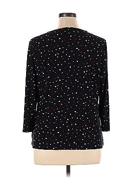 Black Label by Evan Picone 3/4 Sleeve Blouse (view 2)