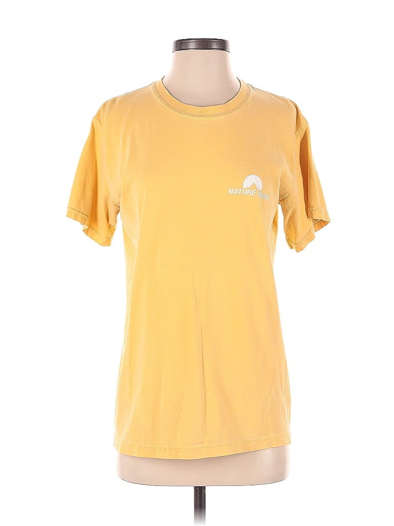 Comfort Colors 100% Cotton Yellow Short Sleeve T-Shirt Size P (petite) - photo 1