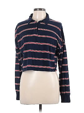 Charlotte Russe Long Sleeve Polo (view 1)